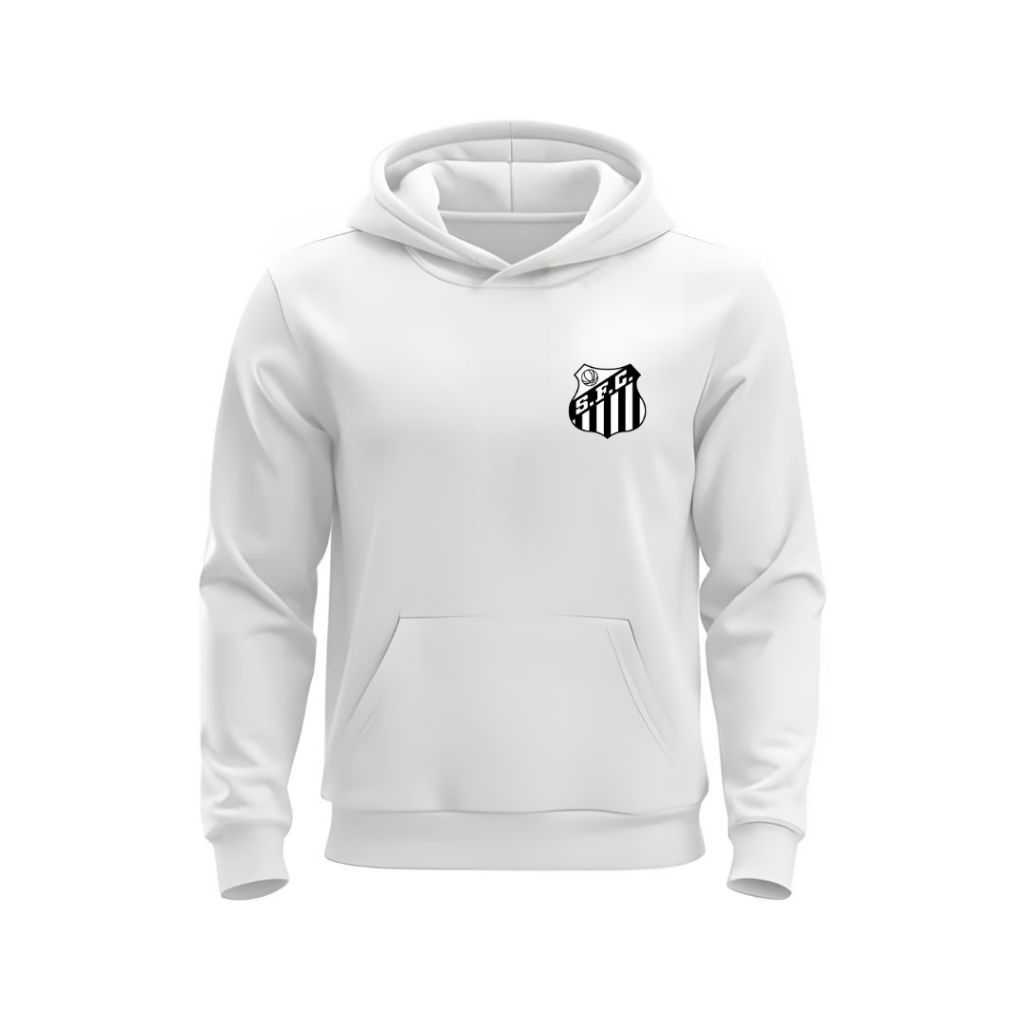 Moletom Time Blusa de frio Santos Com capuz Canguru Adulto Infantil