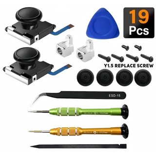 Substituição De Joystick Kit De Reparo Analógico 3D Para Switch-OLED 19peças