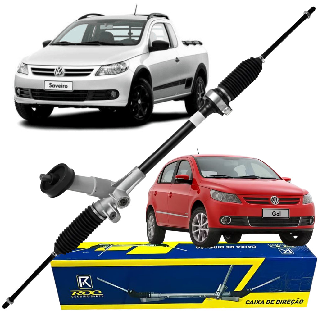 Caixa De Direção Mecânica Gol Saveiro G5 2009 a 2012 Roc em Oferta na Shopee