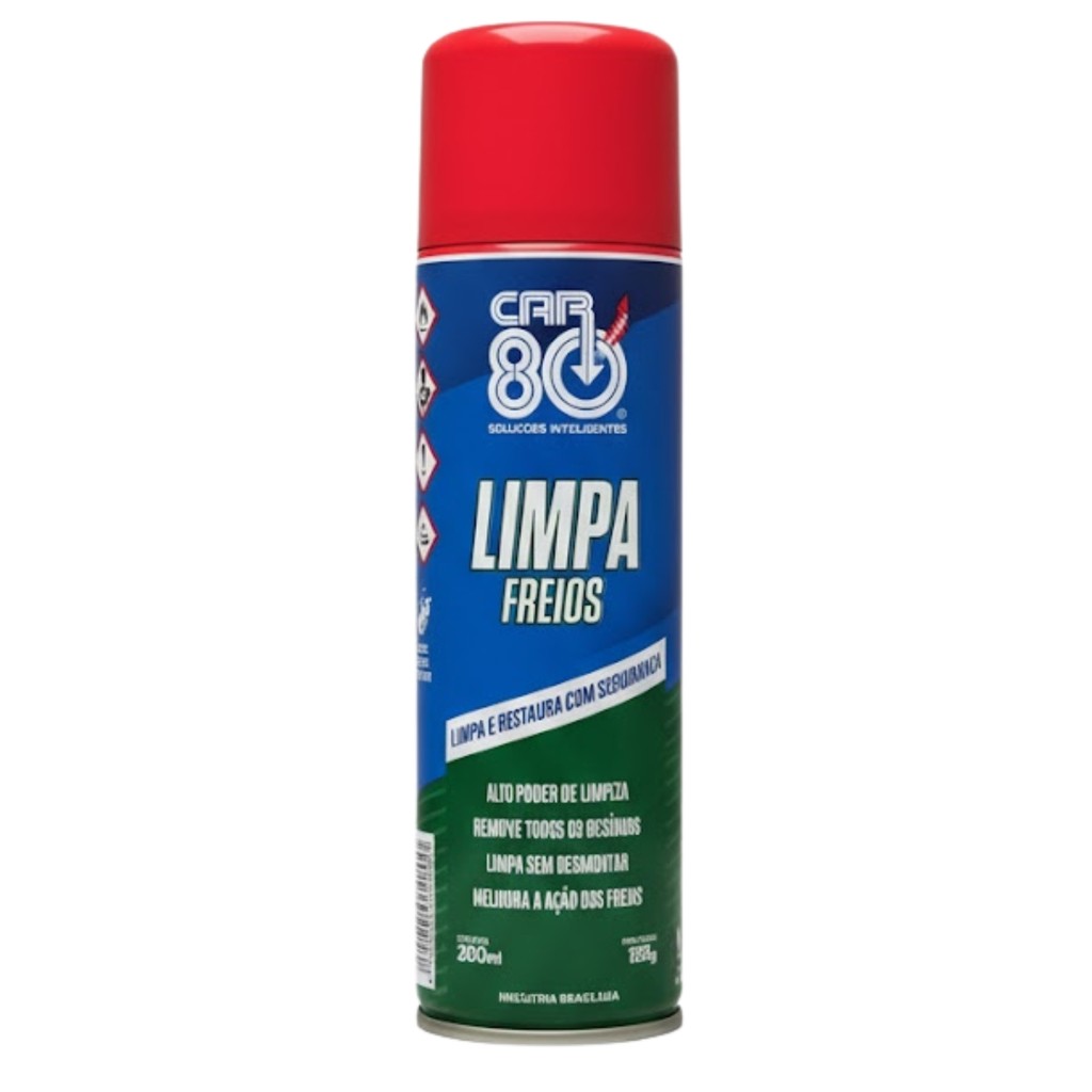 Limpa Freios Spray Car80 300ml Secagem Rápida Sem Resíduo em Oferta na Shopee