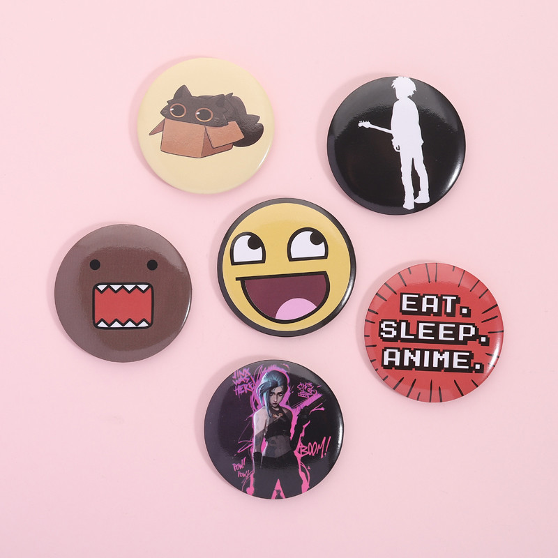 Pinos De Folha De Flandres De Personagem De Jogo De Desenho Animado , Broche De Banda De Música , Emblemas De Lapela , R em Oferta na Shopee