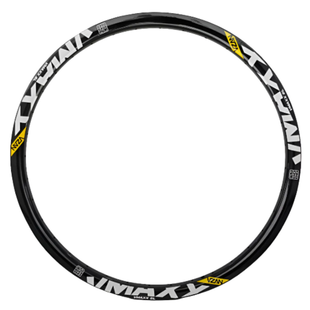 Folha Aro Roda Bike Bicicleta Aro 26 Vzan 36 Furos Vmaxxx SL Preto Alumínio