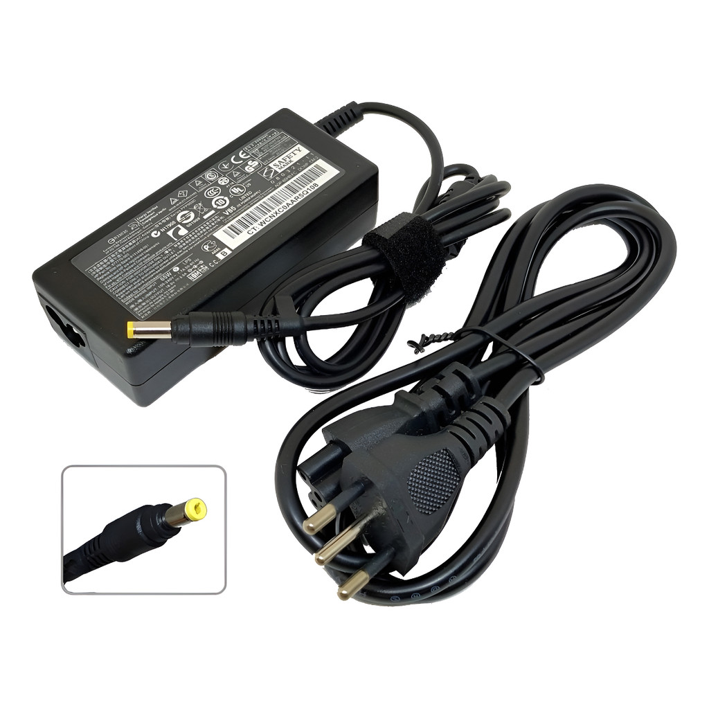 Carregador Fonte Para Notebook Compaq Presario 444, 450, 454
