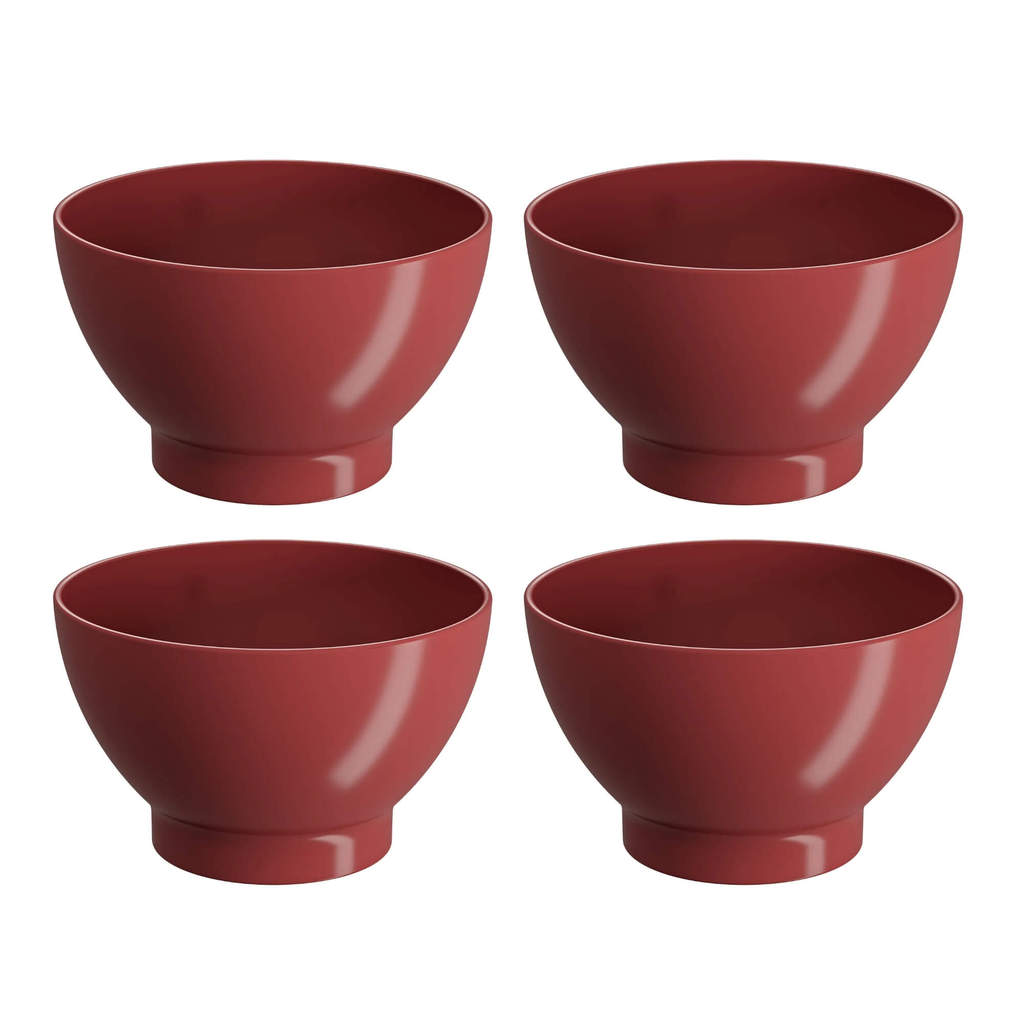 Kit com 4 Cumbucas 750ml (cada) Vermelho Dust Coza Brinox - 10510/0465