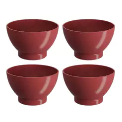Kit com 4 Cumbucas 750ml (cada) Vermelho Dust Coza Brinox - 10510/0465