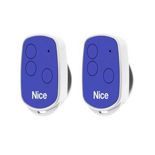 2 Controle Remoto para Portão Nice Open Tech Código Aberto Azul em Oferta na Shopee