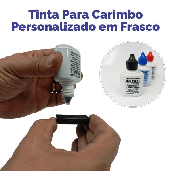 Tinta Para Carimbo Personalizado - Frasco