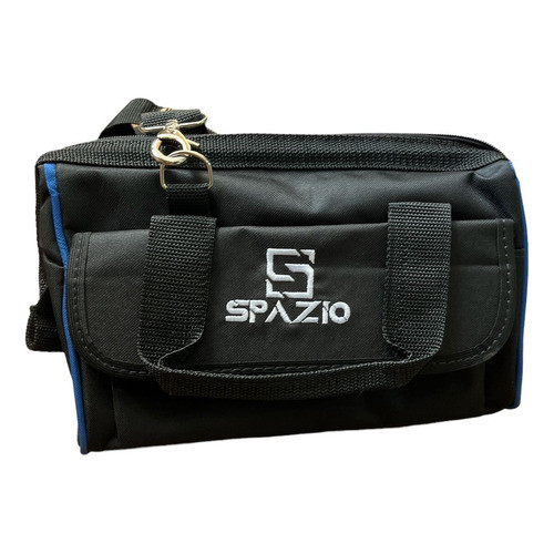 Mala De Ferramentas Lona Compacta Fit Black Spazio 24x20x30