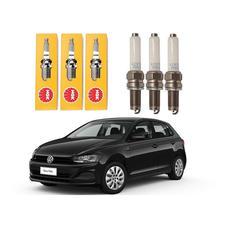 Jogo Velas Ngk Polo 1.0 12v 2017 A 2020 em Oferta na Shopee