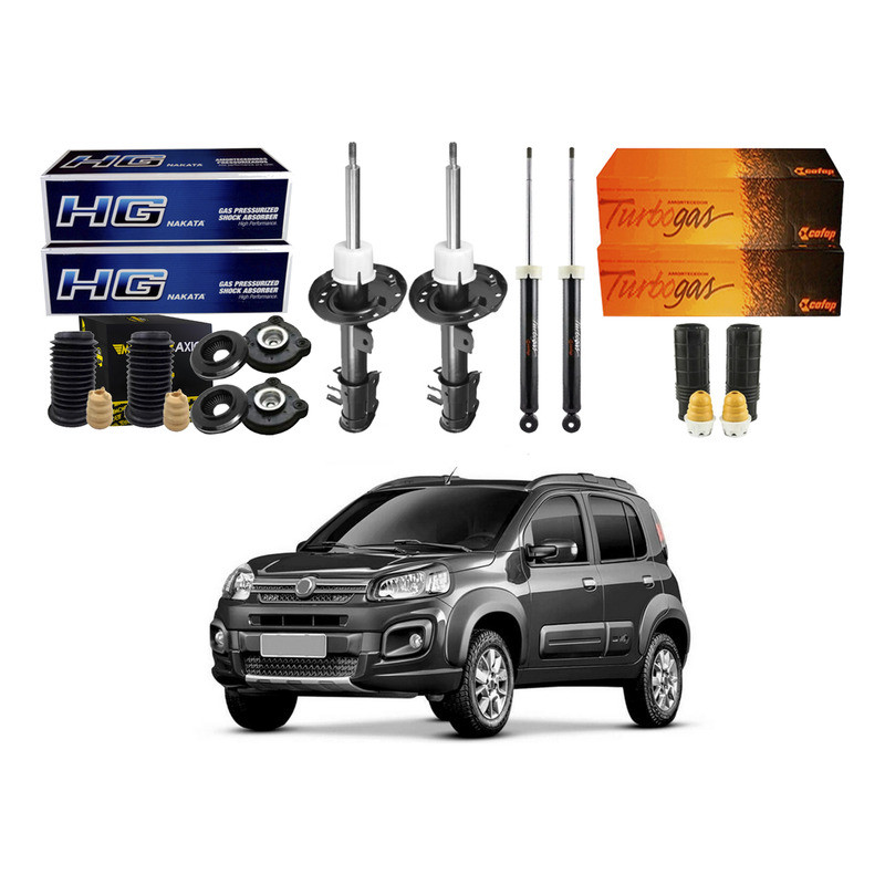 Amortecedor Dianteiro Traseiro, Uno Way 1.0 1.3 2017 A 2021 em Oferta na Shopee