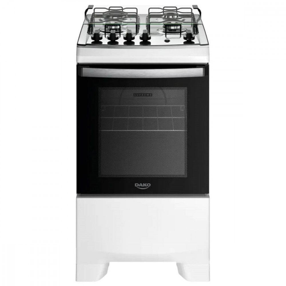Fogao Dako 4 Bocas Supreme Branco Bivolt