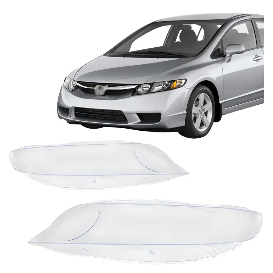 Lente Farol Principal New Civic 2007 2008 2009 2010 2011 Modelo Nacional