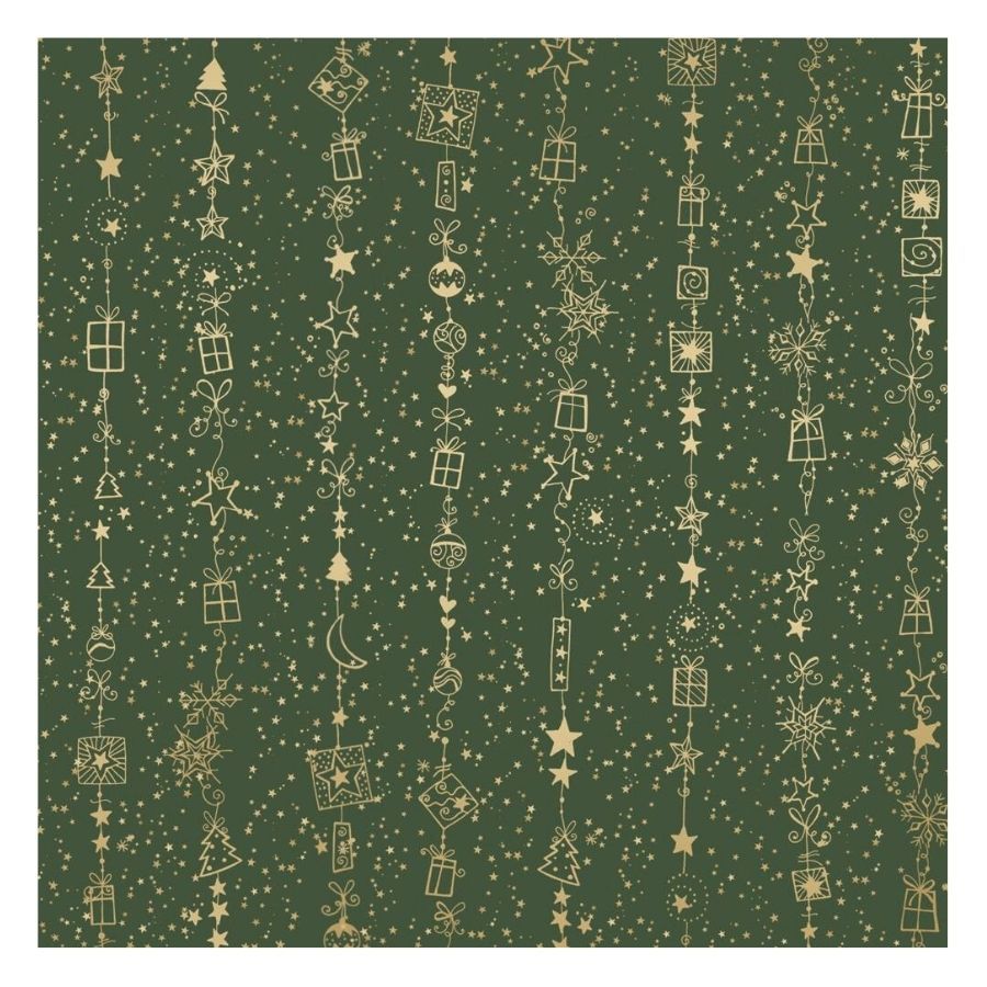 Saco Para Presente Decorado Perolado - Light Verde - M3 25x37cm - 50 unidades - Cromus - Rizzo