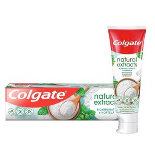 Creme Dental Colgate Natural Extracts Bicarbonato e Hortelã 90g em Oferta na Shopee