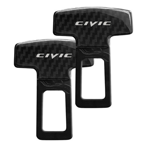Par Fivela Trava Cinto Anti Alarme Sonoro E Bip Honda Civic