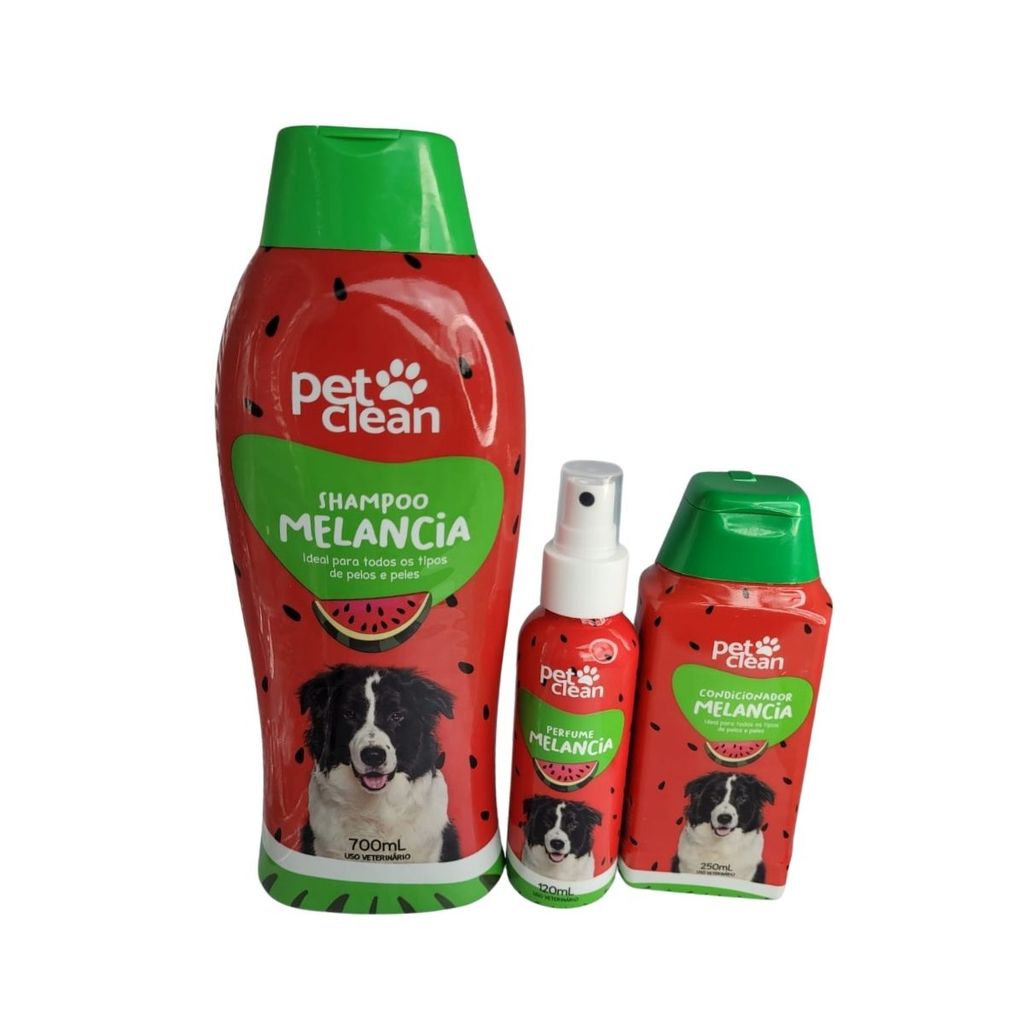 Kit Pop Melancia Pet Clean Shampoo + Condicionador + Perfume em Oferta na Shopee