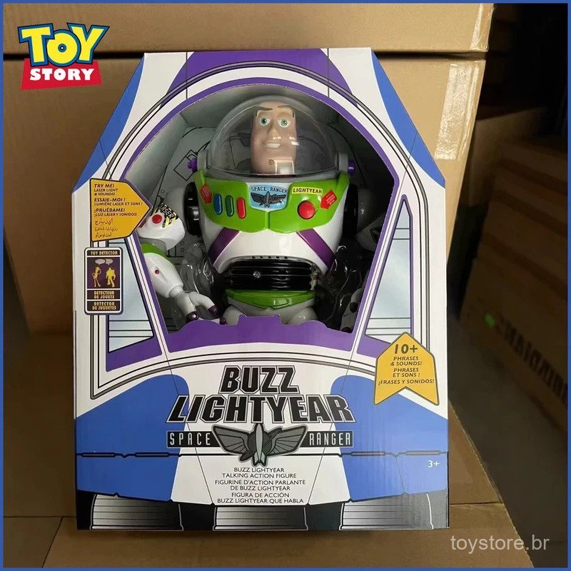 Lightyear Bz 30cm Nave Espacial Modelo de Som Figura de Ação Boneco Coleção de Mesa Presente