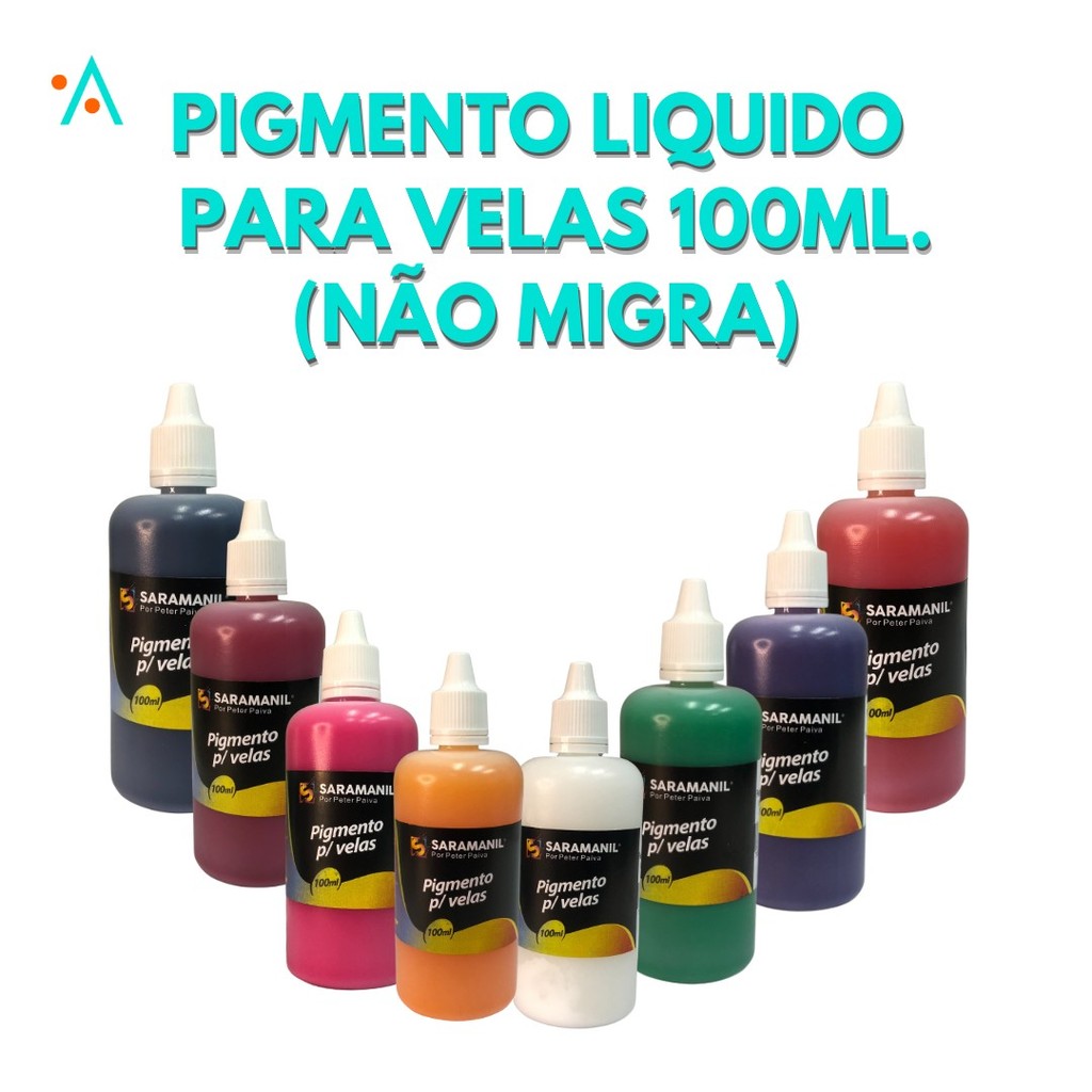 Pigmento em Pó e Líquido para Velas  – Peter Paiva by Saramanil | Cores Leitosas para Velas Multicoloridas