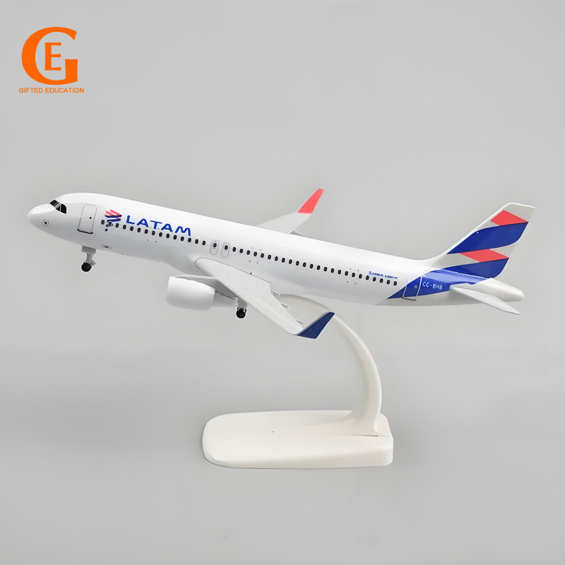 Latam Airlines of Chile Airbus 320 Modelo De Aeronave Com Rodas De Trem De Pouso Diecast Metal A320 Avião Brinquedo Cole