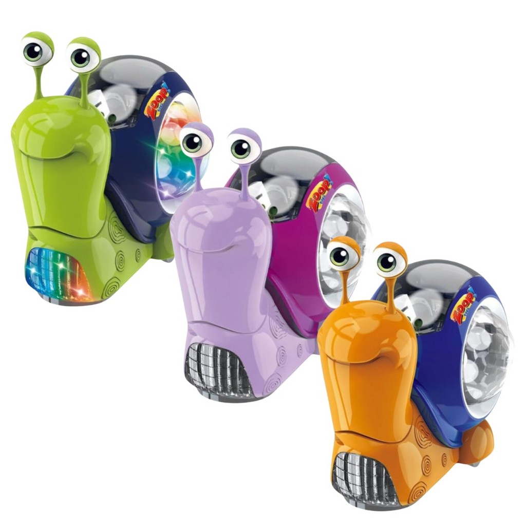 Brinquedo Infantil Caracol Bate E Volta Com Som E Luz cores em Oferta na Shopee
