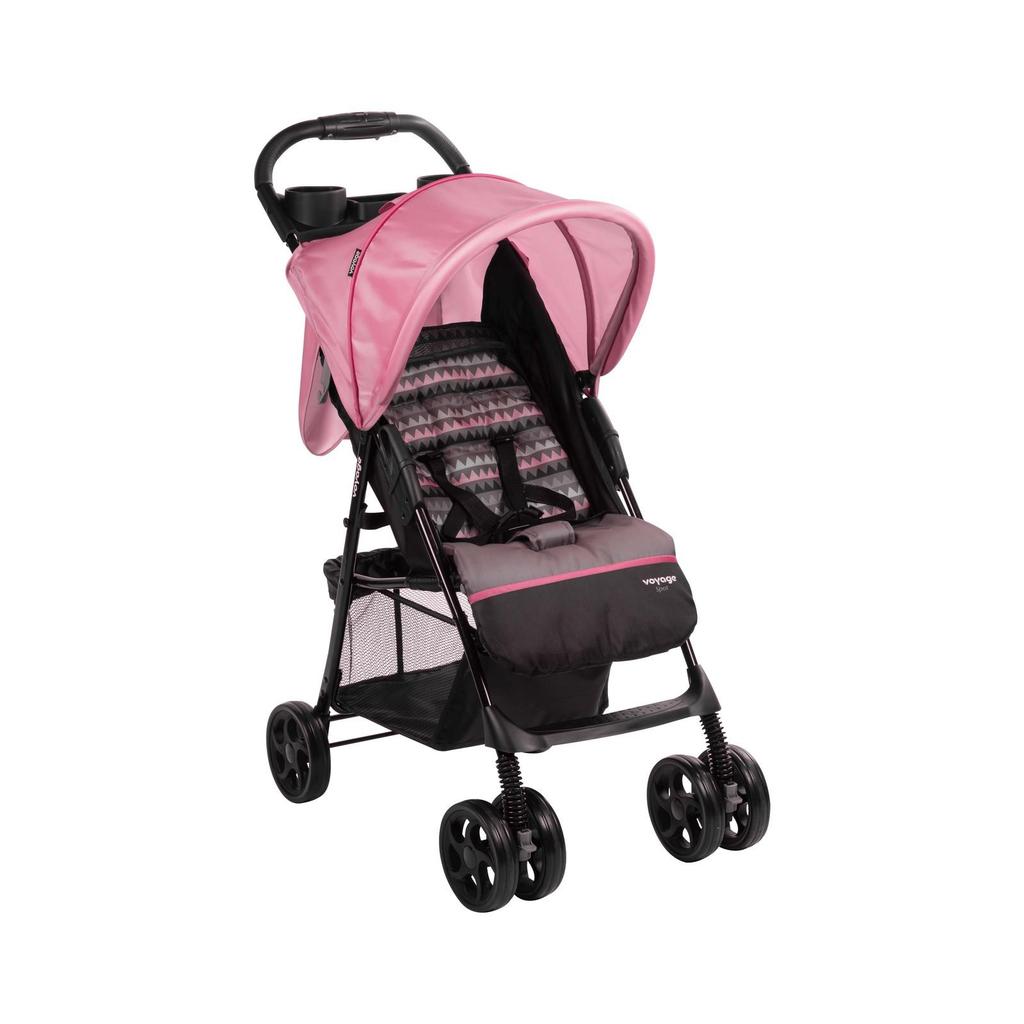 Carrinho de Bebê Spot Rosa Geo - Voyage em Oferta na Shopee