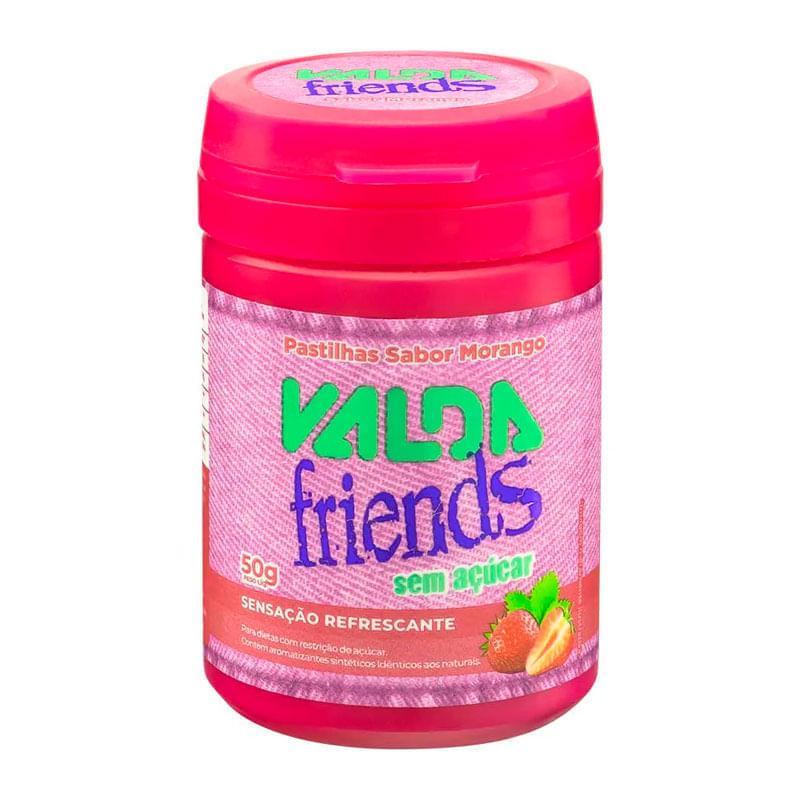 Pastilha Valda Friends Sabor Morango Sem Açúcar 50g em Oferta na Shopee