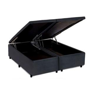 Cama Box Baú King Universal Suede Gray (193x203x35) - Costa Rica em Oferta na Shopee
