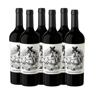 Kit com 6 Vinho Tinto Cordero Argentino Mosquita Muerta Con piel de lobo - Cabernet sauvignon 2024 em Oferta na Shopee