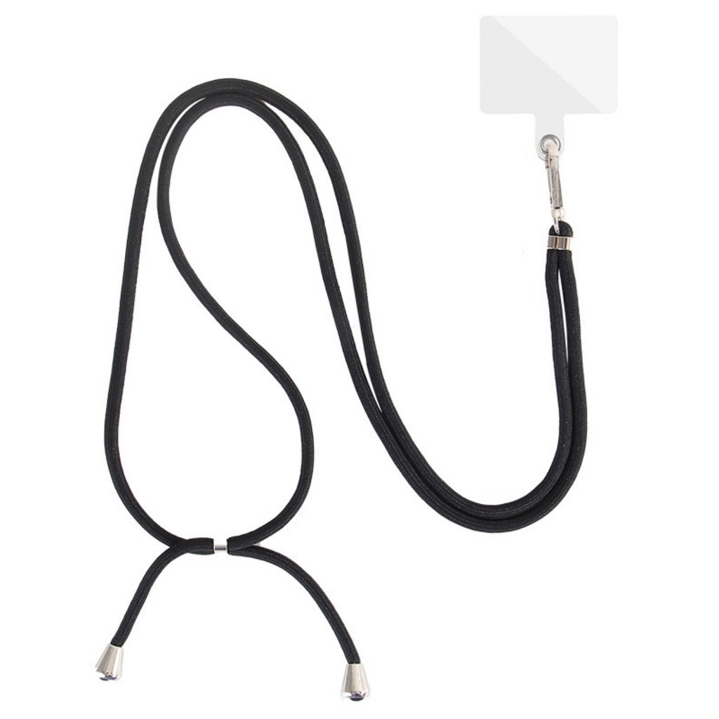 Cordão De Pescoço Ajustável para celular com suporte transparente