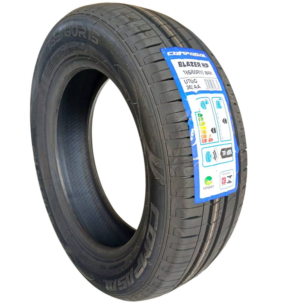 Pneu Passeio 185/60 R15 BSW Blazer HP 84H Compasal
