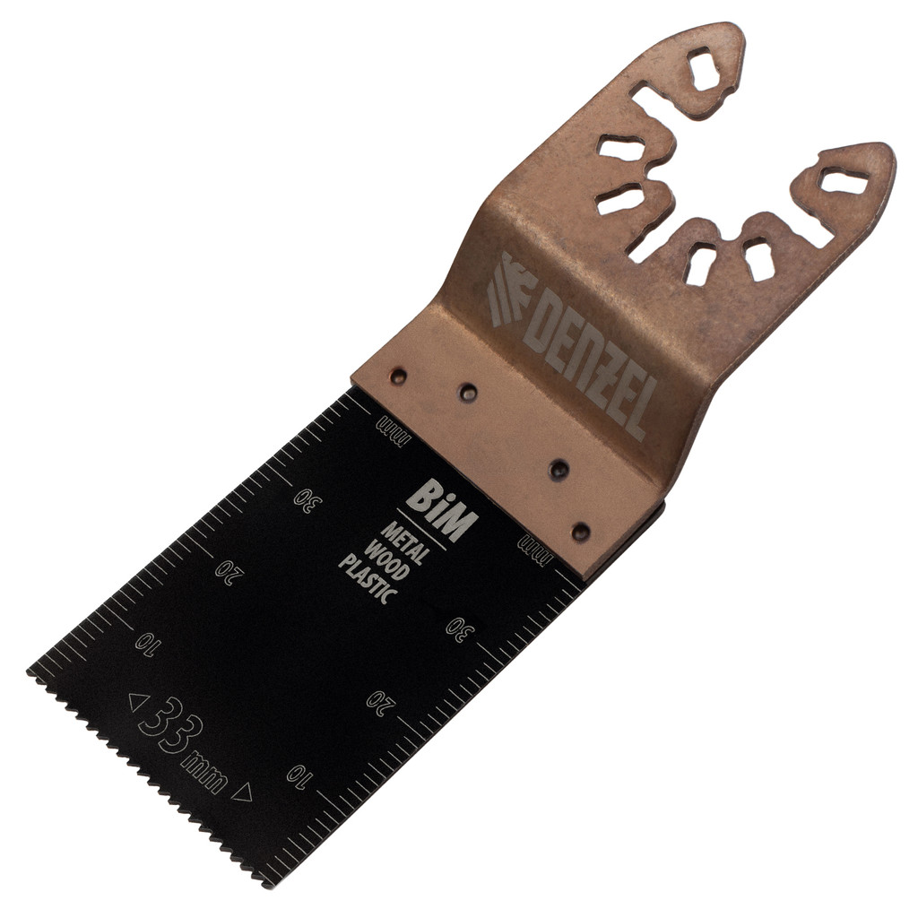 LAMINA DE CORTE MULTIFERRAMENTA, RETA, BIM, PARA METAL E MADEIRA, 33 X 1,4 MM, 1PC// DENZEL