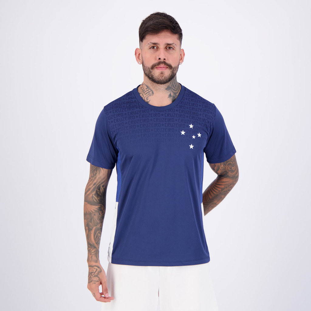 Camisa Cruzeiro Eco Marinho em Oferta na Shopee