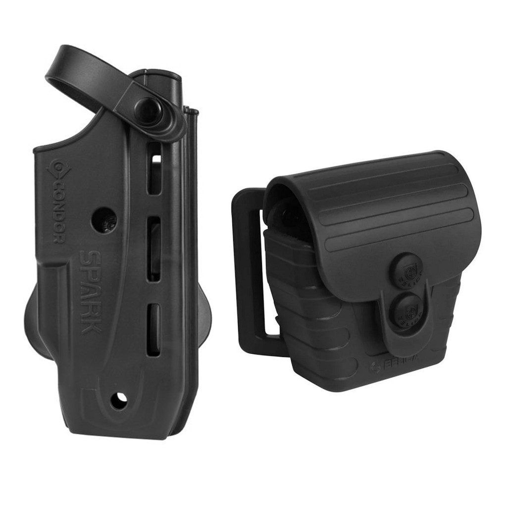 Coldre Condor Spark Só Coldres + Porta Algema Bélica NF-e