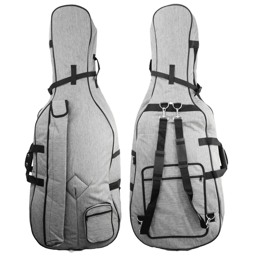 Capa Cinza Orquezz Classic para Violoncelo 4/4