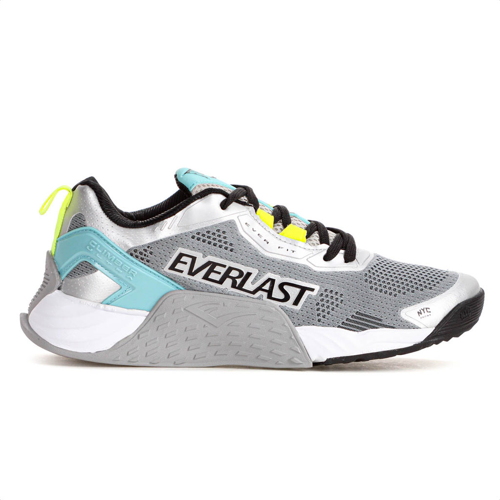 Tênis Everlast Climber Ultra Cinza e Verde Água - Masculino
