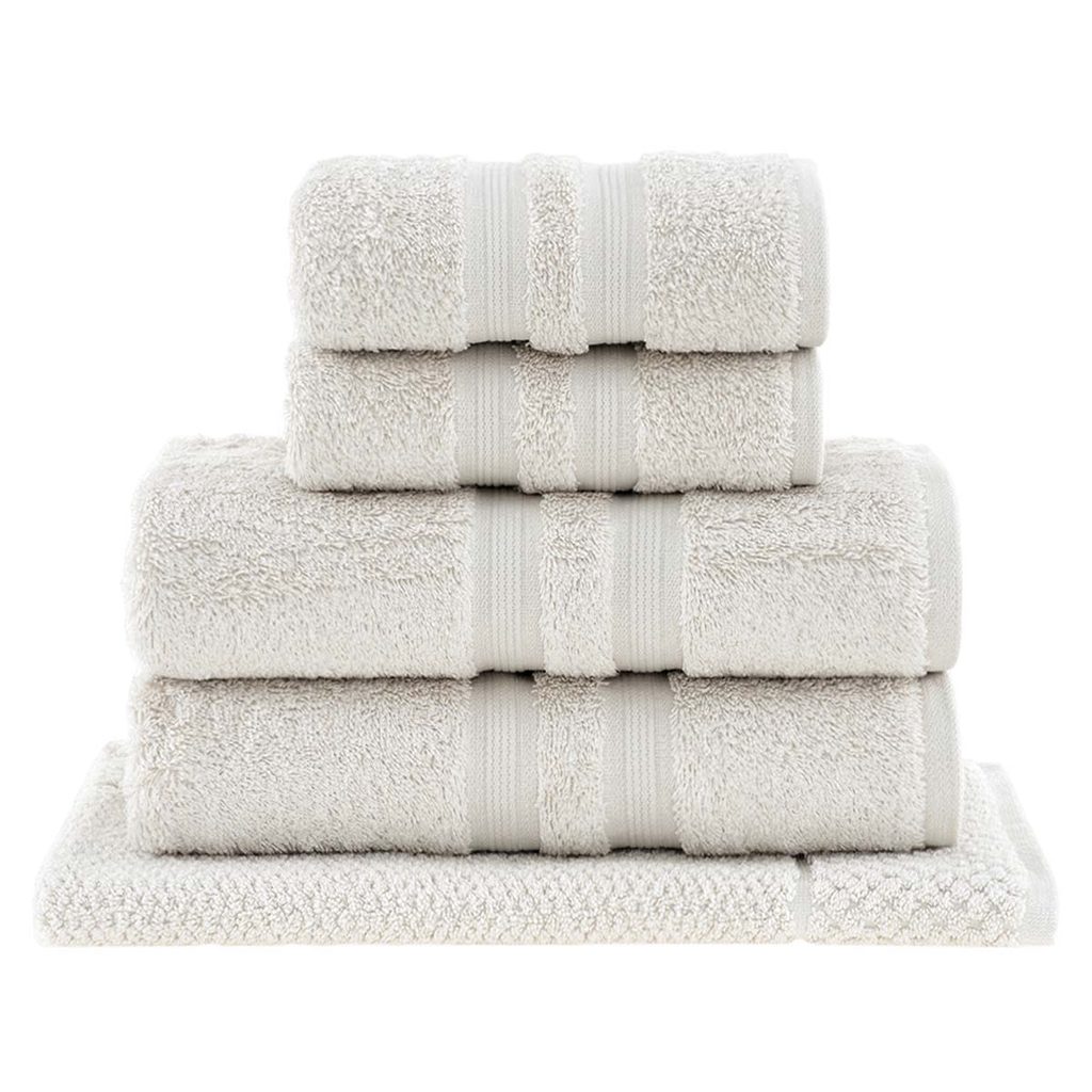 Jogo Toalha Gigante Algodão Egípcio 5 Peças Cinza Buddemeyer