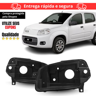 Par/Un Carcaça Farol Uno Vivace 2011 2012 2013 2014 em Oferta na Shopee