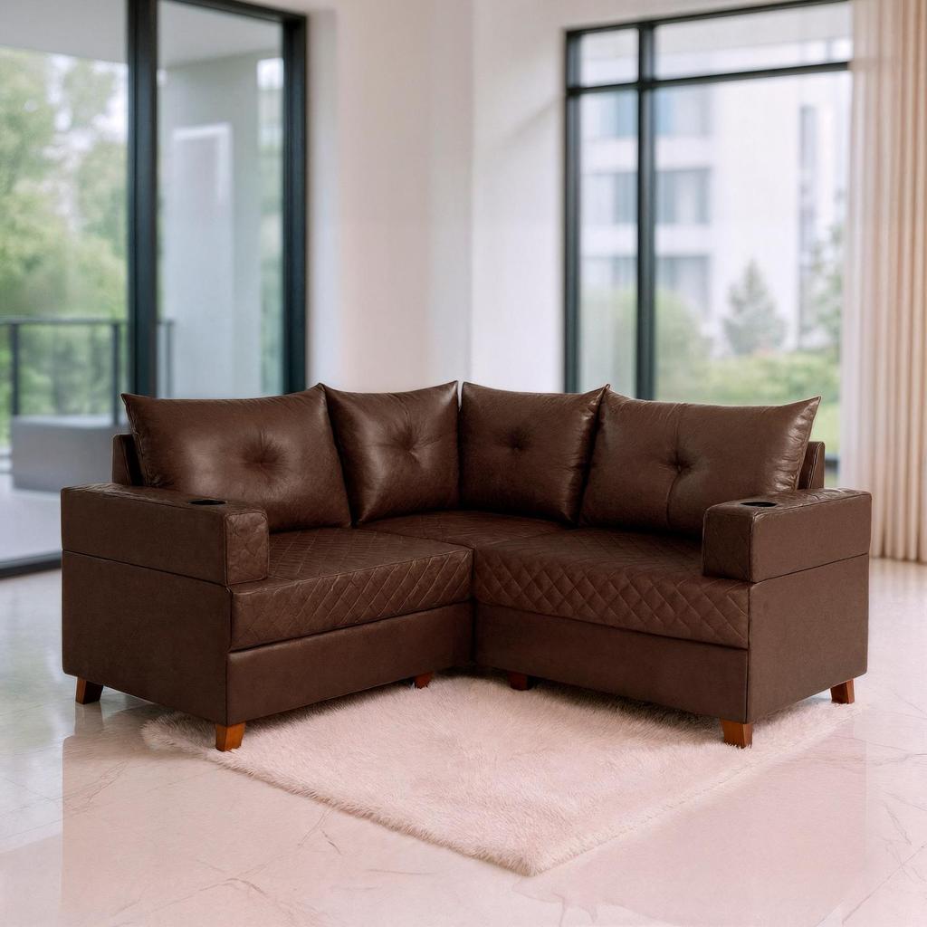 Sofá 4 Lugares 1,77x1,77m Canto Essenza Plus Bom Pastor em Oferta na Shopee