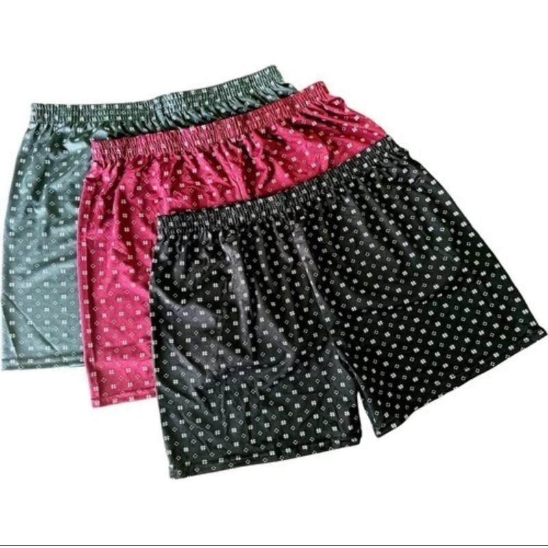 Kit 3 Cueca Samba Canção Masculino Short de Dormir Short Fresquinho e Confortável Pijama em Oferta na Shopee