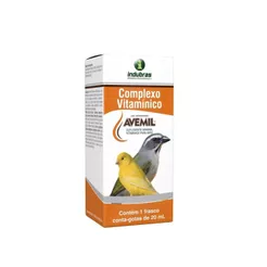 Avemil Complexo Vitamínico 20ml Suplemento Para Pássaros