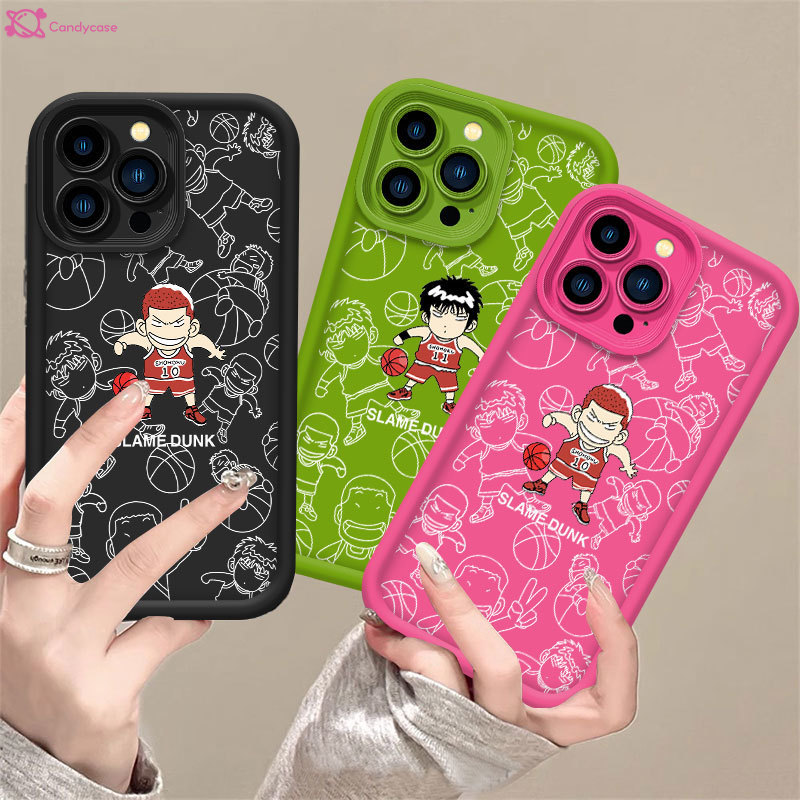 Capa Para Samsung S24 Plus S24 Ultra S23 FE S20 S22 S21 A17 A07 A55 A15 M34 SoftCase Slam Dunk Doces