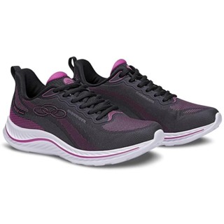 Tênis Olympikus Apolis Feminino - Preto e Rosa em Oferta na Shopee