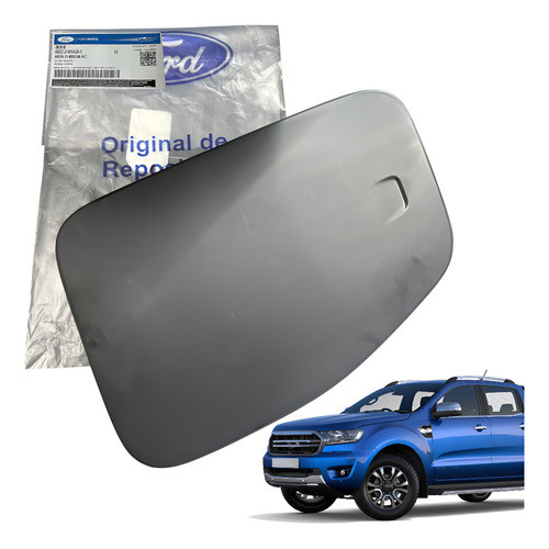 Portinhola Tampa Tanque Combustivel Ford Ranger - 13/23 Orig Preto AB3Z21405A26C