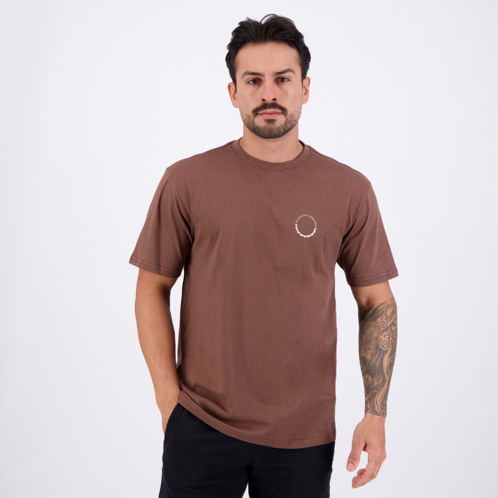 Camiseta Nicoboco Wet Marrom em Oferta na Shopee