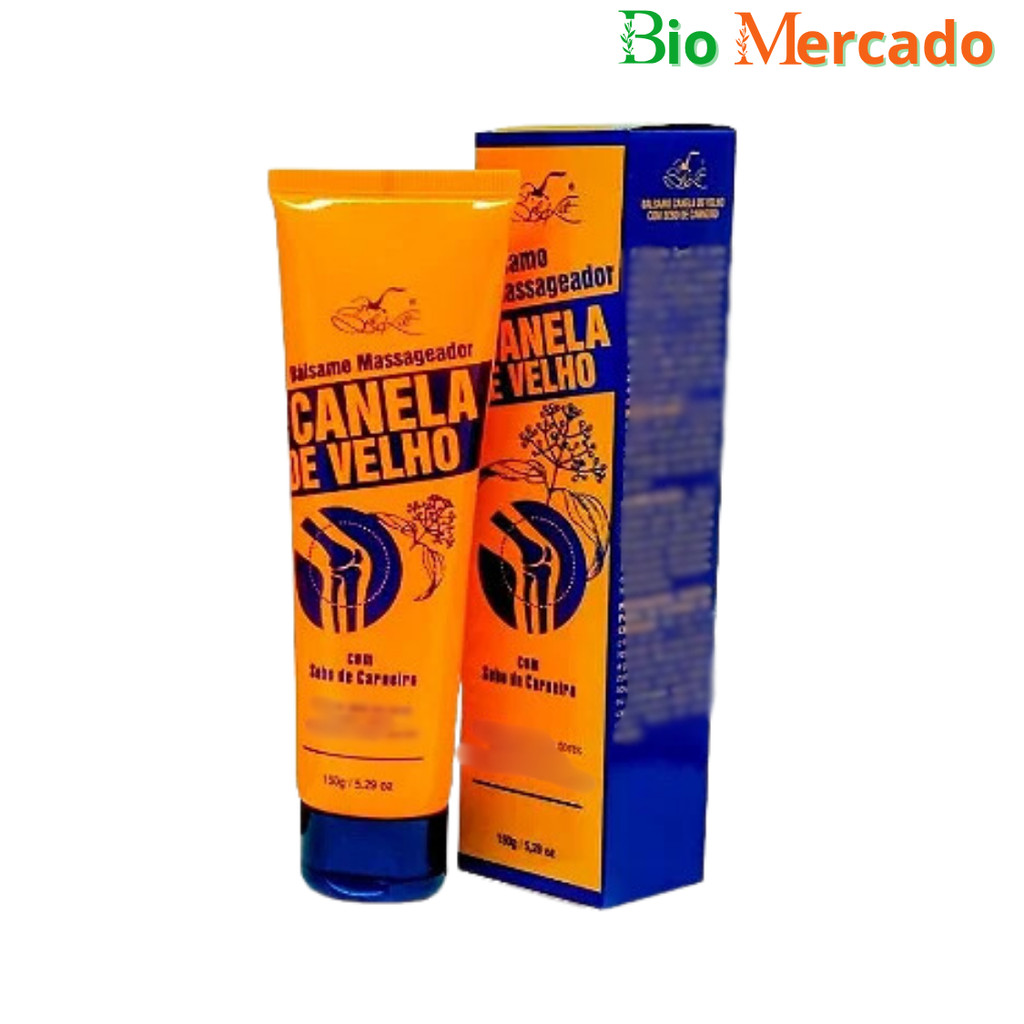 Kit com 6 Pomada Massageadora Canela De Velho Belkit 150g - Balsamo