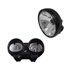 Trio Carcaça Preta Com Logo Honda Painel e Farol Aro Metal Preto Cg Titan 150 2004 2005 2006 2007 2008