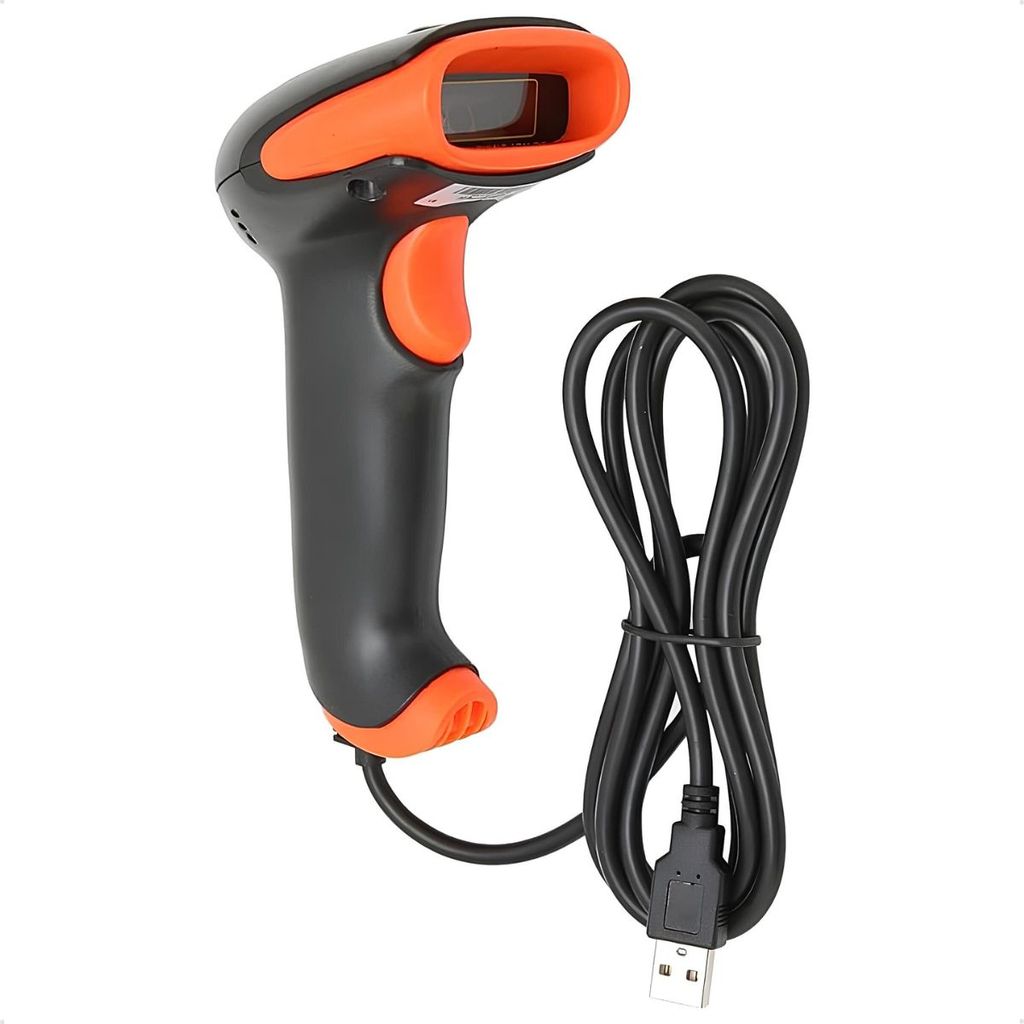 Leitor De Código De Barras Portátil Com Fio Code Scanner USB