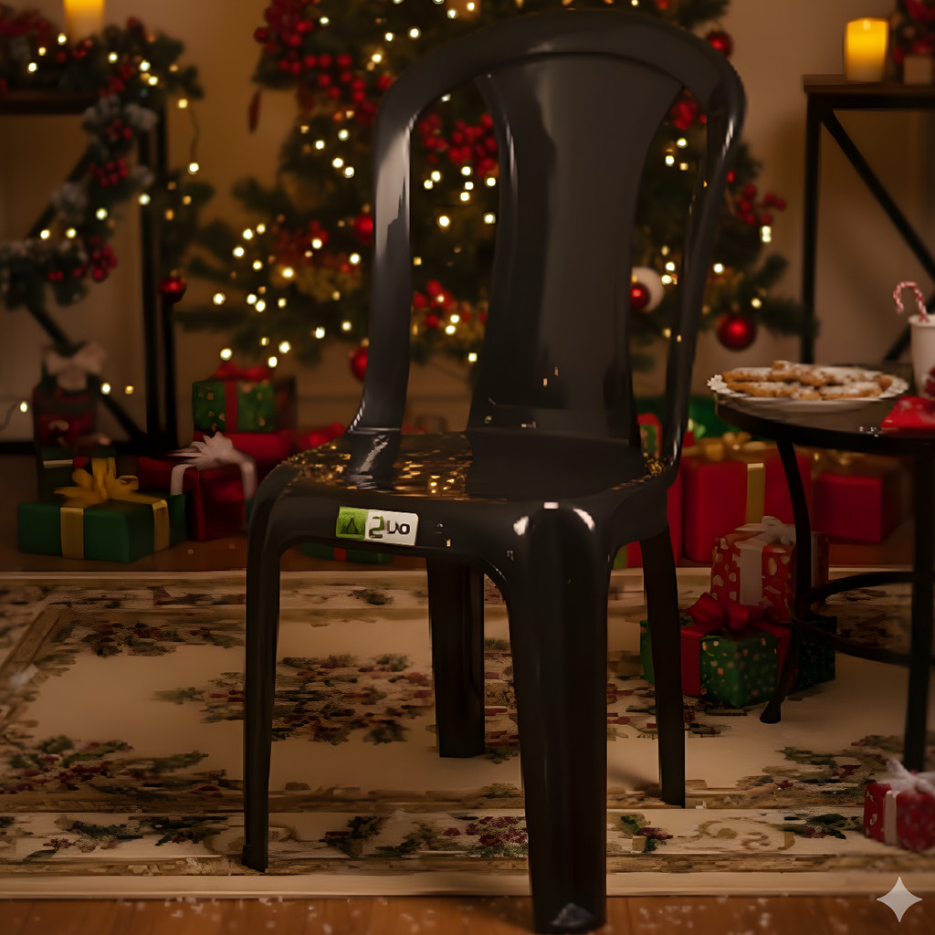 Kit 5 Cadeiras Bistrô Clássica Reforçada Preta ou Branca Plástico Igreja Festas Eventos Suporta 140kg em Oferta na Shopee