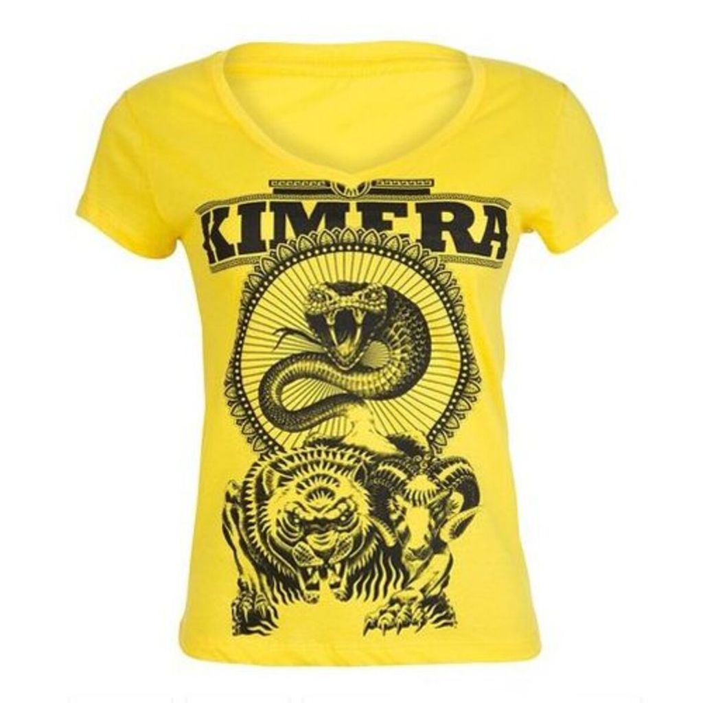 Camiseta Feminina Baby Look - Iridium Labs Kimera Amarelo M - Iridium Labs
