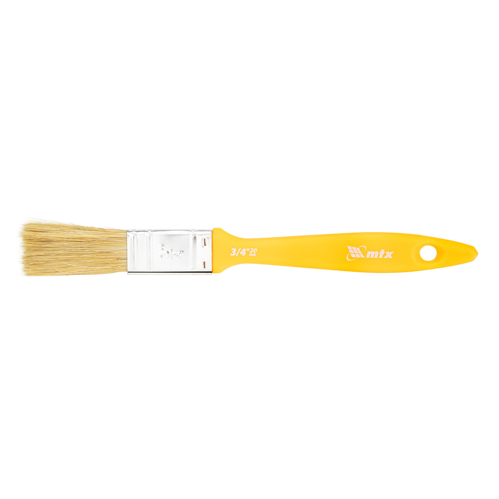 TRINCHA/PINCEL 3/4, PARA VERNIZ,CERDAS BRANCAS, 1PC // MTX